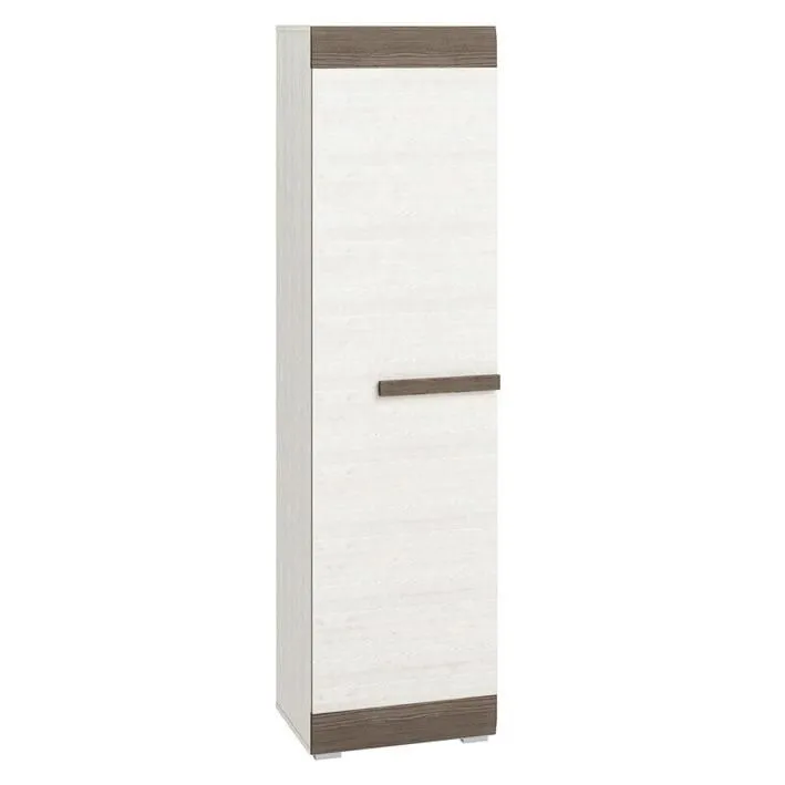 Wohnzimmer - Schrank schmal, Türen Anzahl 1, Höhe (cm) 202, Länge/Tiefe (cm) 54, Breite (cm) 42, Material Holzwerkstoff, Farbe Weiß, Wohnzimmer