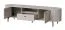 Modernes Esszimmer Komplett - Set A Annelin, 6-teilig, in Kaschmir, 1 Esstisch, 2 Kommoden, 1 TV-Unterschrank, 1 Vitrine, 1 Beistelltisch, Soft-Close