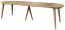 Runder ausziehbarer Esstisch aus Eiche Massivholz Gorica 25, in Eiche Gold, 100-300 cm, sehr stabil, hochwertig verarbeitet, langlebig und robust