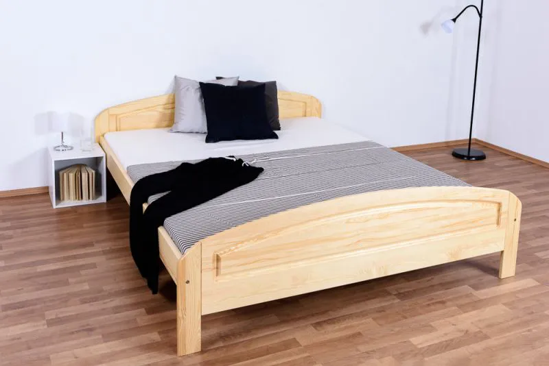 Doppelbett / Gästebett Kiefer massiv Vollholz natur 87, inkl. Lattenrost - 160 x 200 cm (B x L)