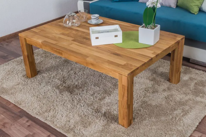 Couchtisch Wooden Nature 419 Eiche massiv - 45 x 120 x 80 cm (H x B x T)
