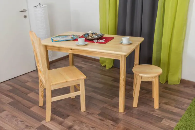 Kiefertisch 120 x 75 cm Abbildung