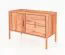 Kommode Wellsford 13 Kernbuche massiv geölt - Abmessungen: 64 x 97 x 46 cm (H x B x T)