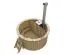 Hot Tub Banera aus Fichtenholz mit eingebautem Holzofen - Durchmesser: 200 cm