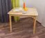 Esstisch Esszimmertisch 100x100 cm Kiefer massiv, Farbe: Natur Abbildung