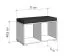 Sitzbank mit Stauraum | 2 Drehtüren | Farbe: Kaschmir | gepolstertes Sitzkissen | 2 Fächer | Maße: 77 x 35 x 40,5 cm | Beine & Griffe: Schwarz