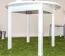 Tisch Kiefer massiv Vollholz weiß Junco 235A (rund) - Durchmesser 100 cm