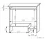 Schreibtisch Banjaran 19, Farbe: Erle - Abmessungen: 75 x 81 x 55 cm (H x B x T)