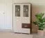 Vitrine Cikupa 25, Farbe: Nuss / Ulme - Abmessungen: 160 x 90 x 40 cm (H x B x T)