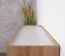 Schlichter TV-Unterschrank Ashford 01, Farbe: Eiche Riviera / Marmor Bianco - Abmessungen: 48 x 144 x 37 cm (H x B x T), mit drei Türen