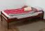 Jugendzimmerbett Kirschfarben "Easy Premium Line" K1/1n, massives Buchenholz, Matratzenmaße 90 x 200 cm, niedriges Kopfteil 