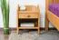 Nachtkommode Kiefer massiv Vollholz Erlefarben Junco 132 - Abmessung: 45 x 34 x 29 cm (H x B x T)