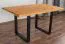Esstisch Wooden Nature 411 Kernbuche massiv geölt, Tischplatte rustikal - 140 x 90 cm (B x T)