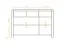 Kommode Tasman 14 Kernbuche massiv geölt - Abmessungen: 77 x 115 x 45 cm (H x B x T)