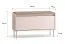 Garderobe Komplett Set | Farbe: Eiche Cremona / Kaschmir | Soft-Close | inkl. Samtpolster | Kommode | Spiegel | Schuhschrank | Garderobe mit acht Haken