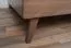 Doppelbett / Gästebett Engordany 11 | Buche Vollholz massiv | lackiert | Liegefläche: 160 x 200 cm | schlichtes Design | Farbe: Walnuss | hochwertige Verarbeitung