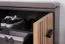 Großer Garderobenschrank Ringerike 05, Farbe: Anthrazit / Eiche Artisan - Abmessungen: 203 x 180 x 32 cm (H x B x T), mit sechs Türen und zwei Schubladen