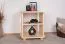 TV-Board Massivholz Farbe: Natur 49x51x49 cm 