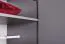 Kleiderschrank mit drei Türen Hannut 37, Farbe: Anthrazit - Abmessungen: 190 x 150 x 56 cm (H x B x T)