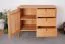Kommode Wellsford 18 Kernbuche massiv geölt - Abmessungen: 84 x 97 x 46 cm (H x B x T)