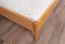 Doppelbett Wellsford 01 Kernbuche massiv geölt - Liegefläche: 160 x 200 cm (B x L)