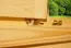 Holz-Gartenhaus 2,98 x 3,48 Meter (inkl. Dach) | Naturbelassen | Satteldach | 34 mm Blockbohlen-Haus Abbildung