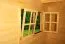 Holz-Gartenhaus 2,98 x 3,98 Meter (inkl. Dach) | Naturbelassen | Satteldach | 44 mm Blockbohlen-Haus Abbildung