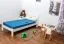 Bettrahmen für Kinder / Kinderbett 90 x 200 cm | Massivholz: Kiefer | Weiß Lackiert Abbildung