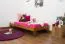 Bett 90 x 200 cm Kiefer massiv Eiche Abbildung