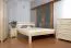 Kiefer Massivholz Bettgestell 160 x 200 cm Natur Abbildung