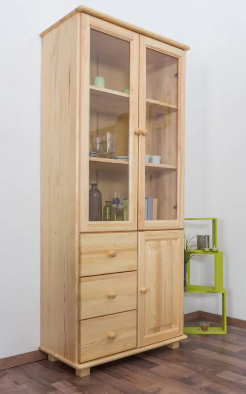 Vitrine Massivholz