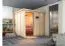 Sauna "Aleksi" SET mit Kranz und Ofen externe Steuerung easy 9 kW Edelstahl - 210 x 210 x 202 cm (B x T x H)