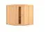 Sauna "Nooa" mit Energiespartür - Farbe: Natur - 196 x 196 x 198 cm (B x T x H)