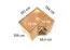 Sauna "Tjara 1" SET mit Klarglastür & Ofen 9 kW - 193 x 184 x 209 cm (B x T x H)
