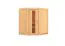 Sauna "Kjell" mit Energiespartür - Farbe: Natur - 170 x 151 x 198 cm (B x T x H)