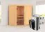 Sauna "Kjell" SET mit Klarglastür & Ofen 3,6 kW - 170 x 151 x 198 cm (B x T x H)