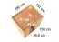 Sauna "Jarle" SET mit graphitfarbener Tür & Ofen BIO 3,6 kW - 196 x 151 x 198 cm (B x T x H)