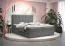 Edles Boxspringbett mit Stauraum Pirin 29, Farbe: Grau - Liegefläche: 180 x 200 cm (B x L)