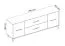 TV-Unterschrank Altels 05, Farbe: Riviera Eiche / Dunkelbraun - 68 x 179 x 40 cm (H x B x T)