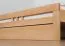 Doppelbett "Easy Premium Line" K8/1 inkl. 1 Abdeckblende, 180 x 200 cm Buche Vollholz massiv Natur
