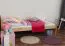 Kinderbett / Jugendbett Buche massiv Vollholz natur 117, inkl. Lattenrost - Abmessung 80 x 200 cm (B x L)