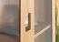 Vitrine Eiche massiv natur Aurornis 09 - Abmessungen: 200 x 96 x 40 cm (H x B x T)