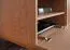 Wohnzimmer Komplett - Set A Acrab, 5-teilig, Eiche Cremona, geriffelte Fronten, Push-to-open Funktion, Japandi-Design, ABS Kantenschutz
