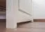 Bettrahmen für Kinder / Kinderbett 100 x 200 cm | Massivholz: Kiefer | Weiß Lackiert Abbildung