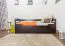 Bettgestell Schubladenbett Buche 90 x 200 cm Schokobraun Abbildung