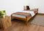 Kiefer Massivholz Bettgestell 90 x 200 cm Eiche Abbildung
