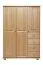 Kleiderschrank Kiefer natur 120