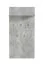 Garderobe mit Beton Optik Molia 03, fünf Haken, eine Ablagefläche, Farbe: Beton, ABS-Kantenschutz, Maße: 137 x 67 x 19,5 cm, für Vorraum