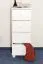 Kommode Kiefer massiv Vollholz weiß Junco 146 – Abmessungen: 100 x 40 x 42 cm (H x B x T)