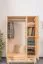 Kiefer Kleiderschrank 120 cm Breite